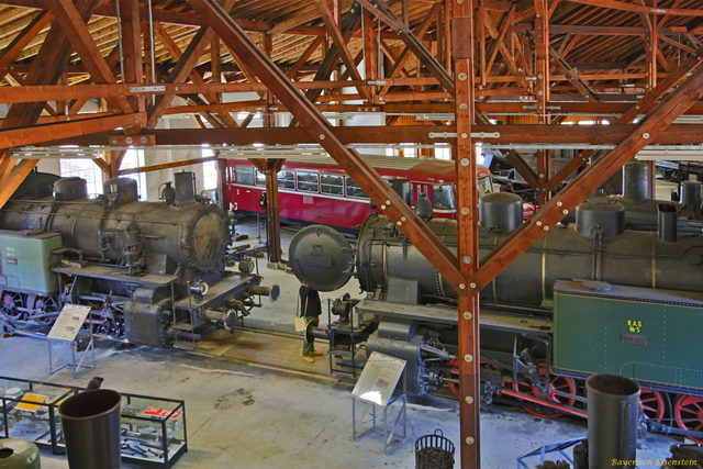 Historischer Lokschuppen des Localbahnmuseums Bayerisch Eisenstein