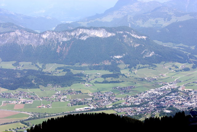 Blick auf St. Johann in Tirol vom Kitzbüheler Horn