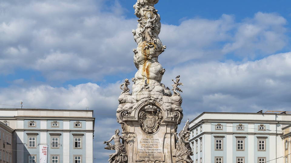 Dreifaltigkeitssäule auf dem Linzer Hauptplatz