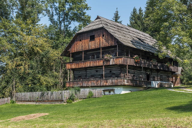 Historisches Kramerhaus im Freilichtmuseum Maria Saal