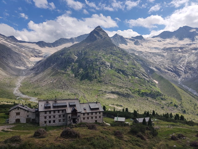 Berliner Hütte in den Zillertaler Alpen