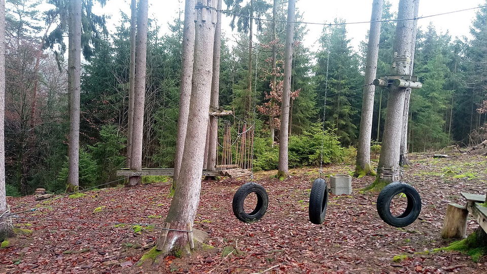 Waldseilgarten Verwall – Kletterparcours und Flying Fox
