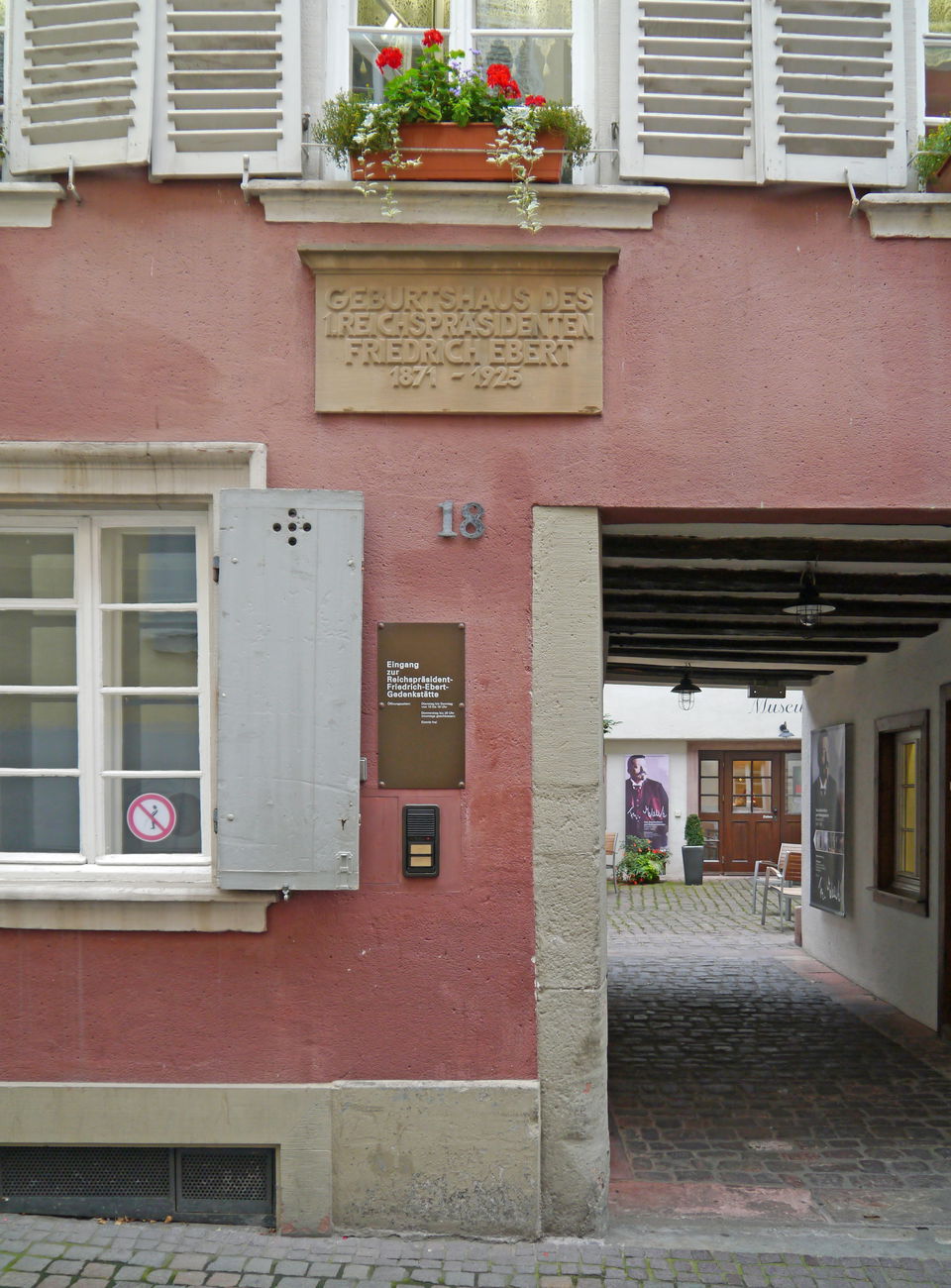Friedrich-Ebert-Haus Heidelberg – Geburtswohnung und Demokratiegeschichte