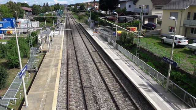 Bahnhof Klengen als Ausgangspunkt der Brigachtal-Route