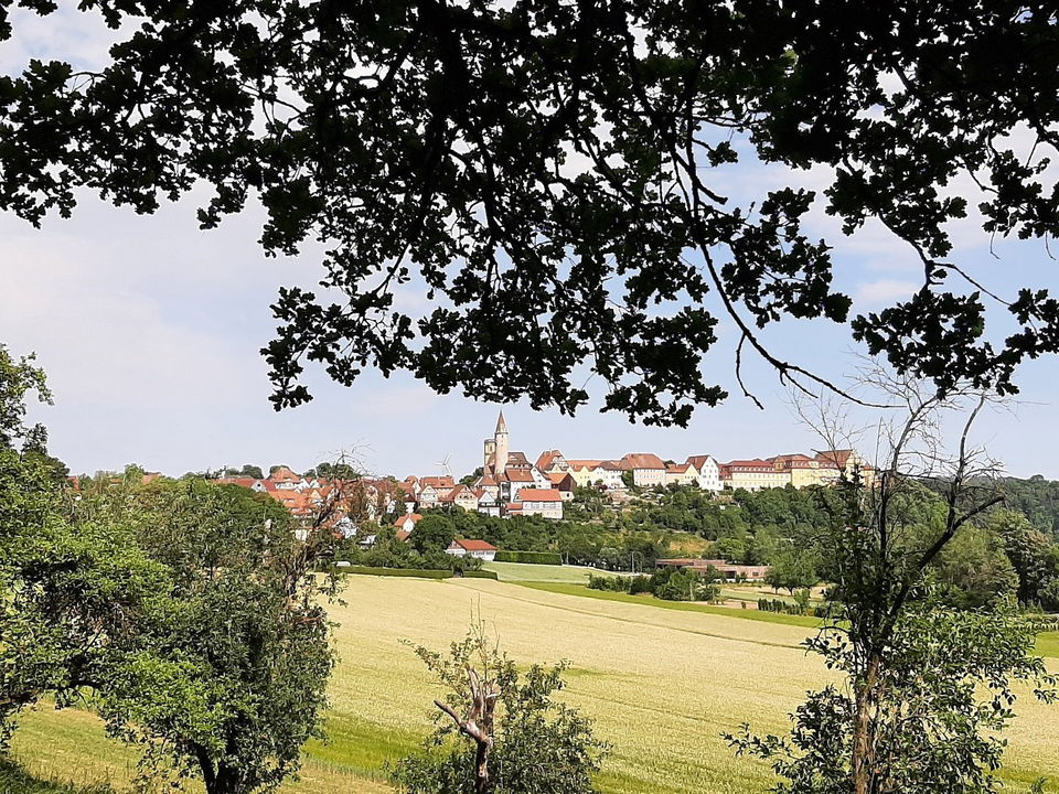 Sophienberg Kirchberg an der Jagst – Aussicht vom historischen Landschaftspark
