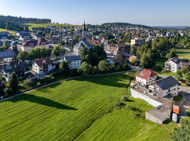 Blick über Schönwald im Schwarzwald