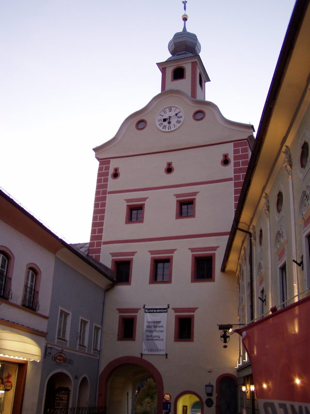 Historisches Stadttor in der Altstadt von Gmünd in Kärnten