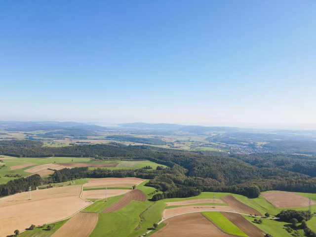 Felder und Dörfer im Oberen Hegau