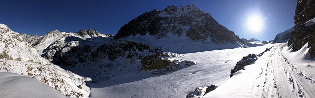 Mittelbergferner und Linker Fernerkogel im Pitztaler Gletschergebiet
