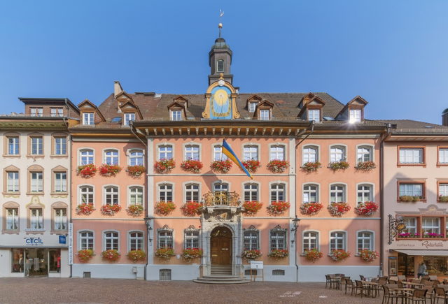 Rathaus an der Kaiserstraße in Waldshut