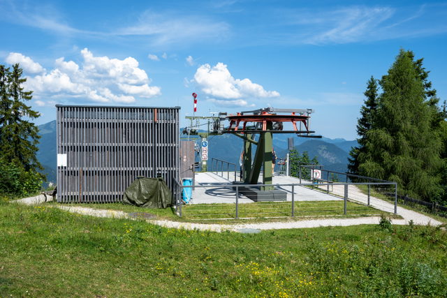Bergstation Brentenjoch des Kaiserlifts bei Kufstein