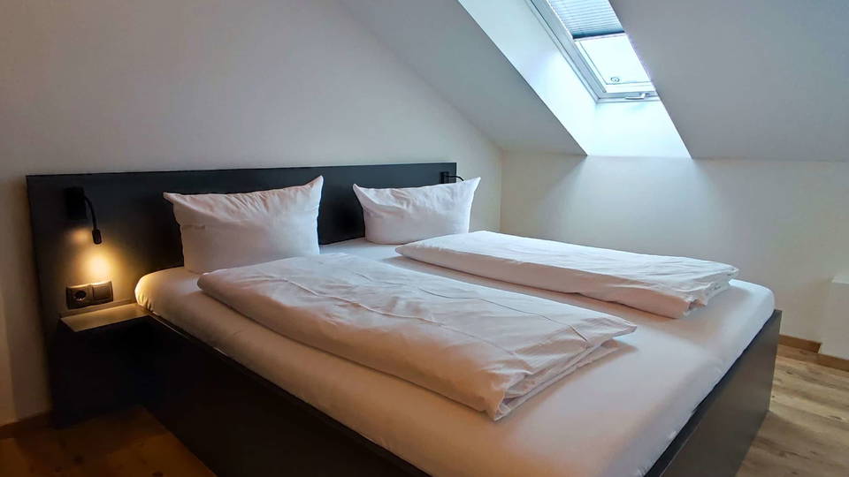 Schlafzimmer von Apartment 1