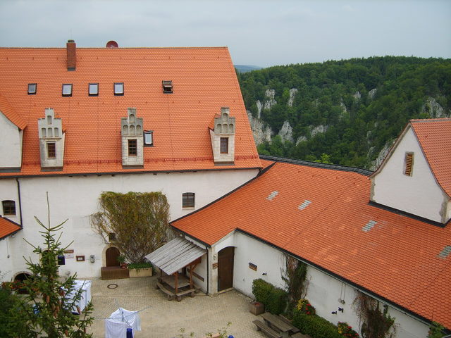 Innenhof der Burg Wildenstein bei Leibertingen