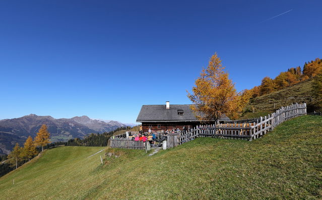 Bichlalm im Großarltal im Herbst