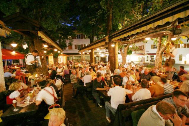 Biergarten Hotel Traube