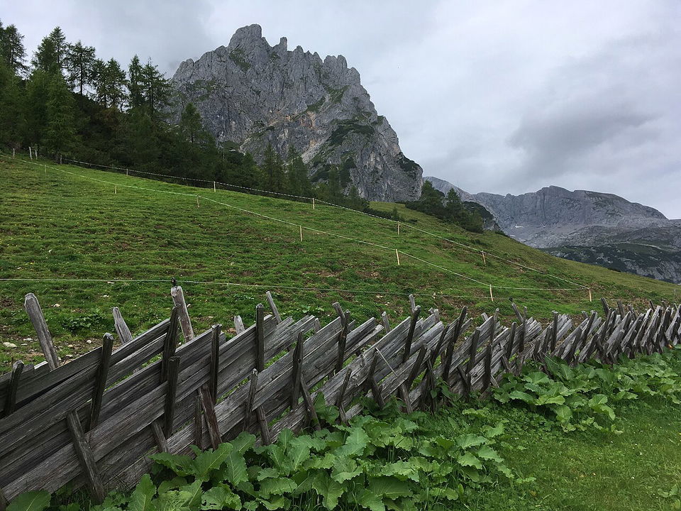 Historische Zäune in Mösern – traditionelles Holzhandwerk am Weg