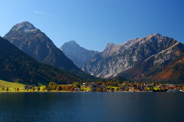 Pertisau am Eingang der Karwendeltäler