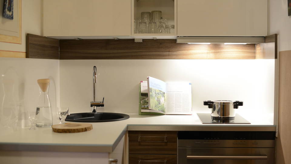 Küche des Appartements Erkerstube