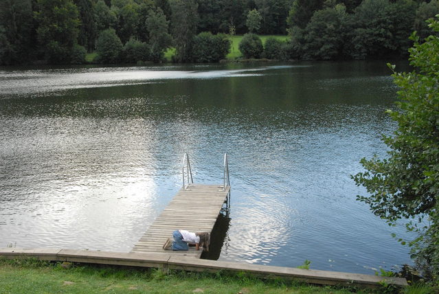 Trattnigteich als Zwischenziel auf dem Weg zum Pyramidenkogel