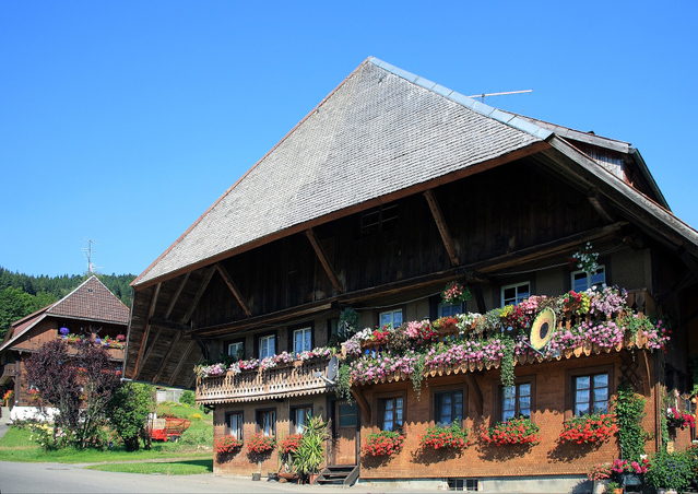 Traditionelles Schwarzwaldhaus in Todtmoos