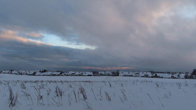 Winterlicher Blick über die Felder auf Höchenschwand