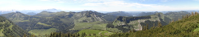 Berg- und Almlandschaft der Osterhorngruppe mit der Genneralm als regionales Kontextmotiv
