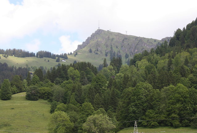 Blick von Hinterobernau zum Kitzbüheler Horn
