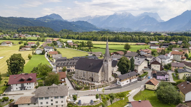 Bad Vigaun als Ausgangsort der Rengerberg-Wanderung