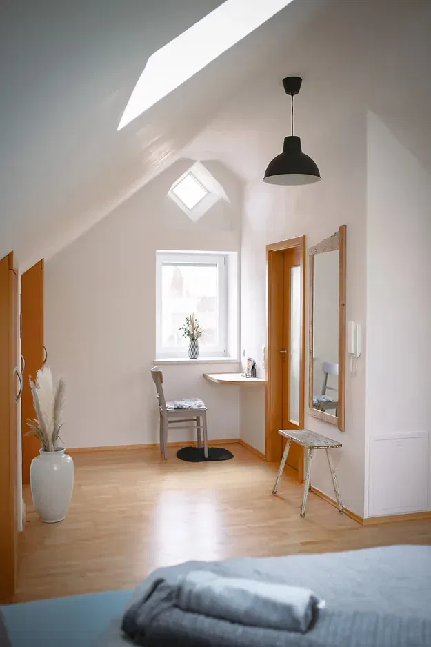 Arbeitsplatz im Obergeschoss von Jules Ferienhaus