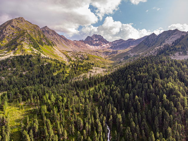 Berglandschaft im Gebiet von Kühtai und Ochsengarten
