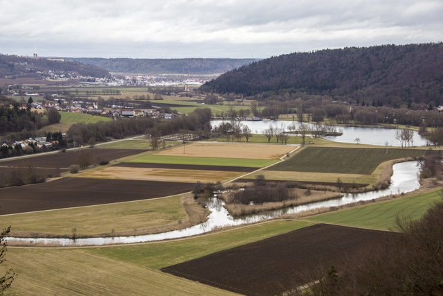 Altmühlschleife und Badesee an der Kratzmühle