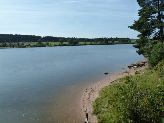 Blick über den Kirnbergsee im Hochschwarzwald