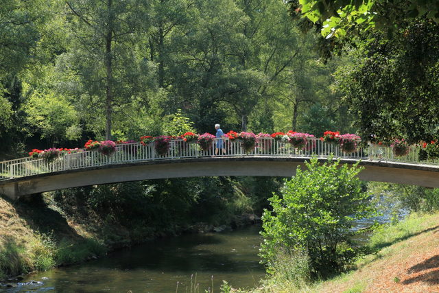 Nagold und Kurpark in Bad Liebenzell.