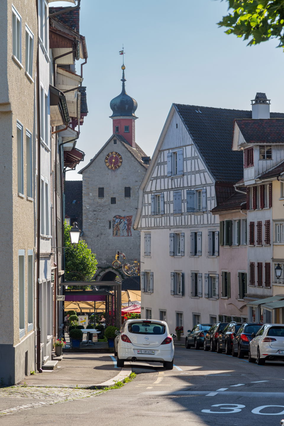 Altstadt Bischofszell – barocke Gassen, Zeitglockenturm und Rosengärten