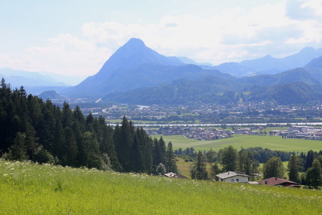 Blick über Ebbs in Richtung Pendling