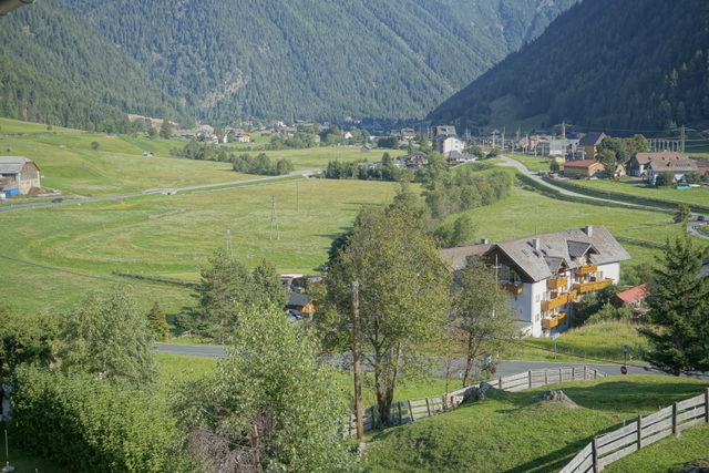 Blick auf Mallnitz und die umliegenden Berge