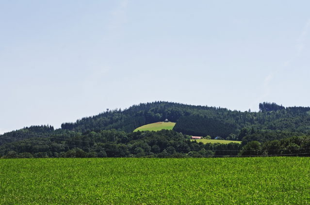 Damberg bei St. Ulrich als Landschaftsmotiv der Mountainbiketour