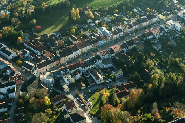 Luftaufnahme von Haag am Hausruck