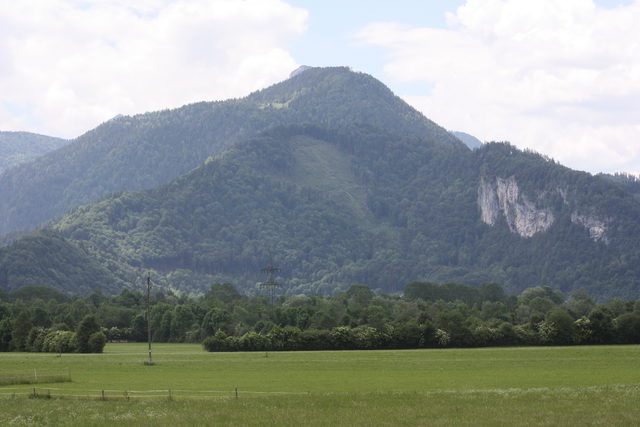 Ebbs mit Blick zur Luegsteinwand und zum Schwarzenberg