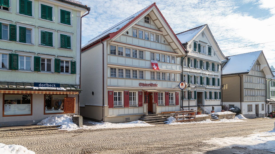 Historischer Dorfkern Herisau – Appenzeller Häuser und Spuren der Textilgeschichte