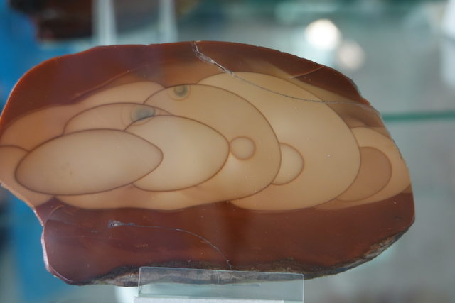 Mineralienexponat im Kristallmuseum Viechtach