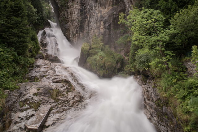 Gasteiner Wasserfall als regionales Kontextmotiv im oberen Gasteinertal