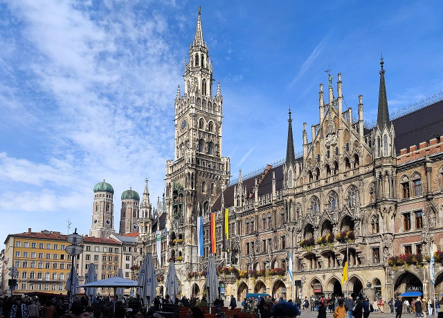 Neues Rathaus am Marienplatz in München