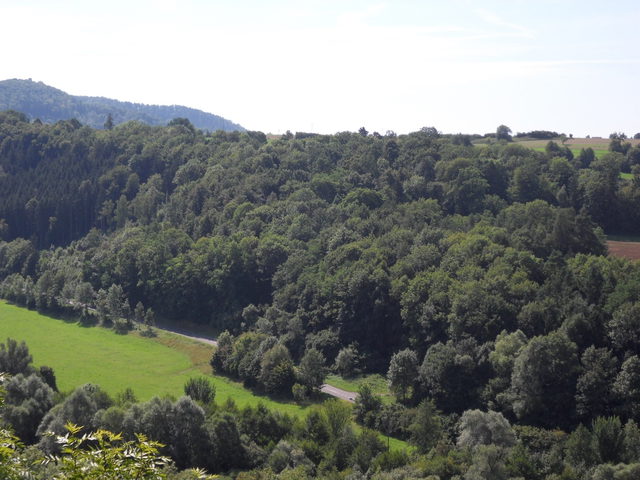 Ausblick vom Sebastian-Blau-Wanderweg ins Neckartal