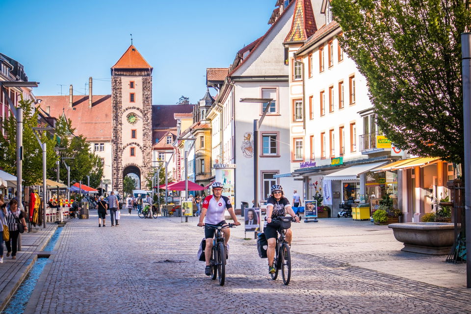 Neckartal-Radweg 1: von Villingen über die Neckarquelle nach Rottweil