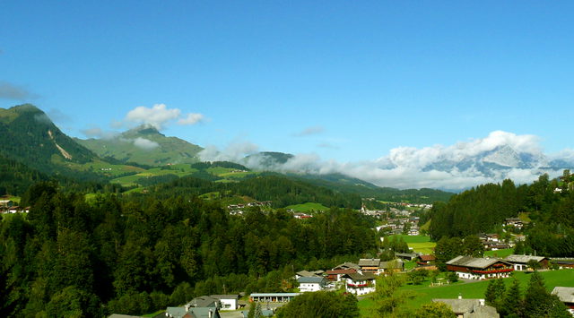 Berglandschaft im Pillerseetal mit dem Kitzbüheler Horn