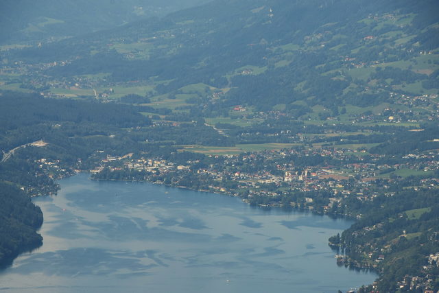 Blick vom Mirnock auf Seeboden und den Millstätter See