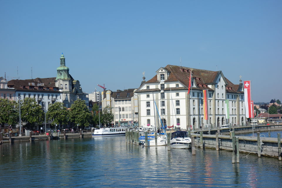 Hafenpromenade Rorschach – Bodenseeblick und barockes Kornhaus