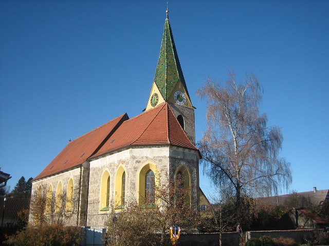 Kirche Unser Frauen in Woringen, dem Ausgangsort für den Zugang zur Schärtelesspitz-Runde