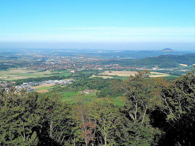 Blick auf Süßen im Filstal